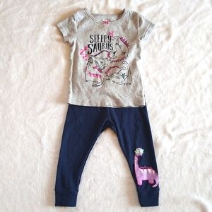 Carter's dinosaur pajamas